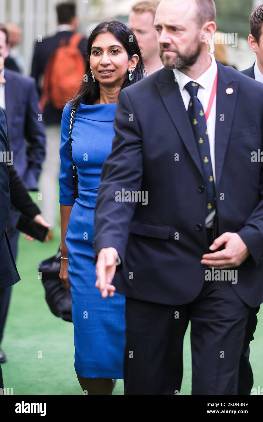 Suella Braverman Home Secretary Seen Heading To A Fringe Meeting On suella-braverman-home-secretary-seen-heading-to-a-fringe-meeting-on