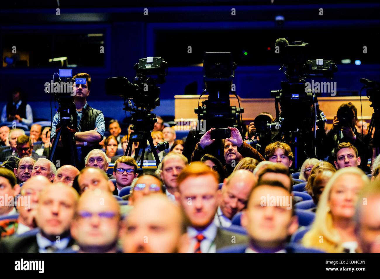 photographed during the Conservative Party Autumn Conference held at The International Convention Centre , Birmingham on Wednesday 5 October 2022 . Picture by Julie Edwards. Stock Photo