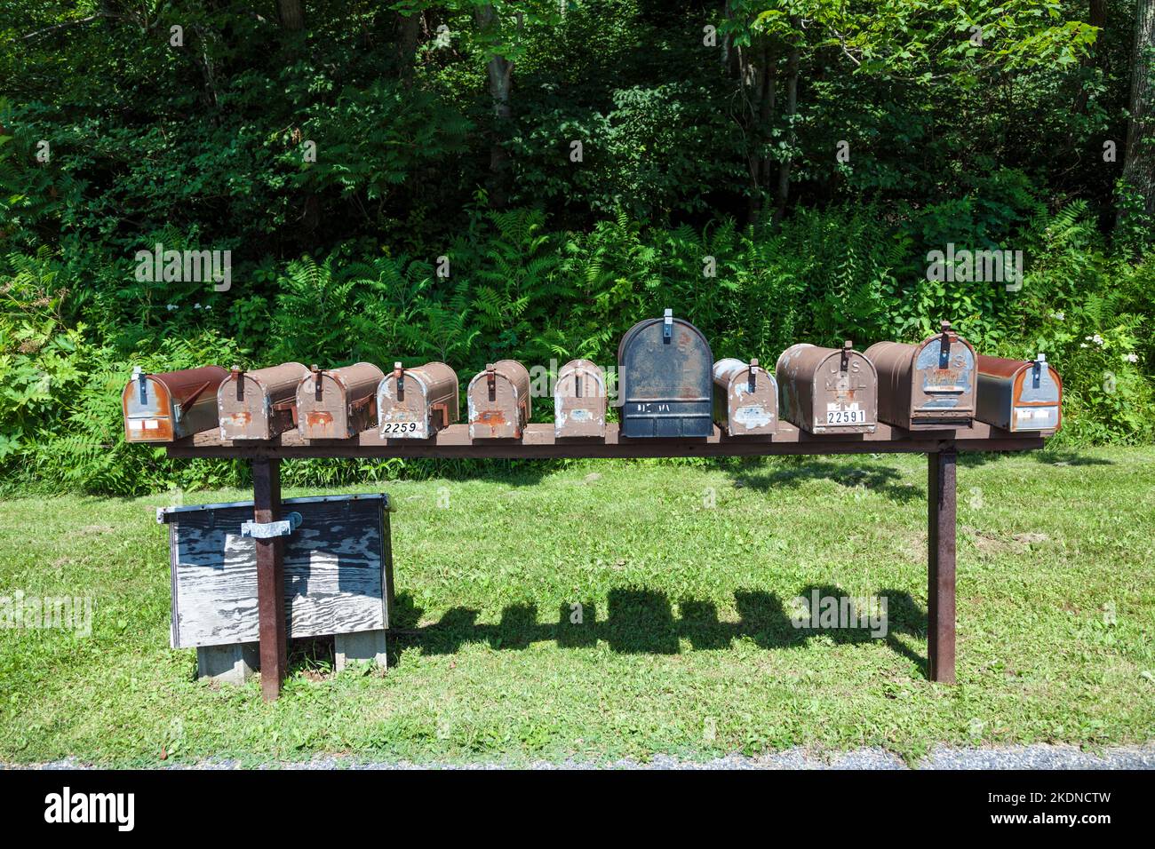 Us postal service collection box hires stock photography and images