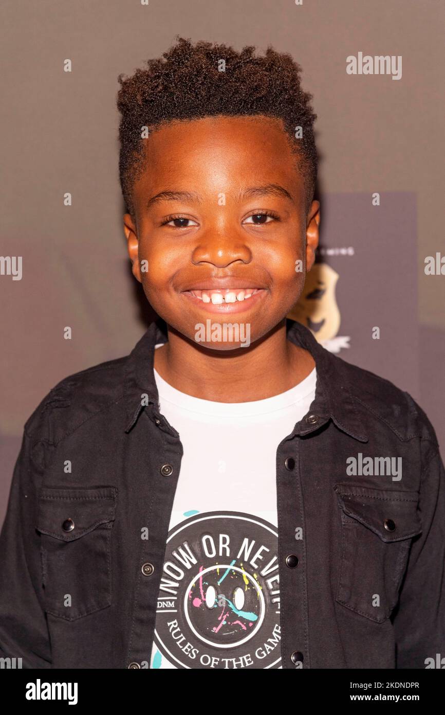 Los Angeles, CA, November 6th 2022, Innocent Ekakitie attends 2022 Afro Awards at Regal LA Live, Los Angeles, CA, November 6th 2022 Stock Photo