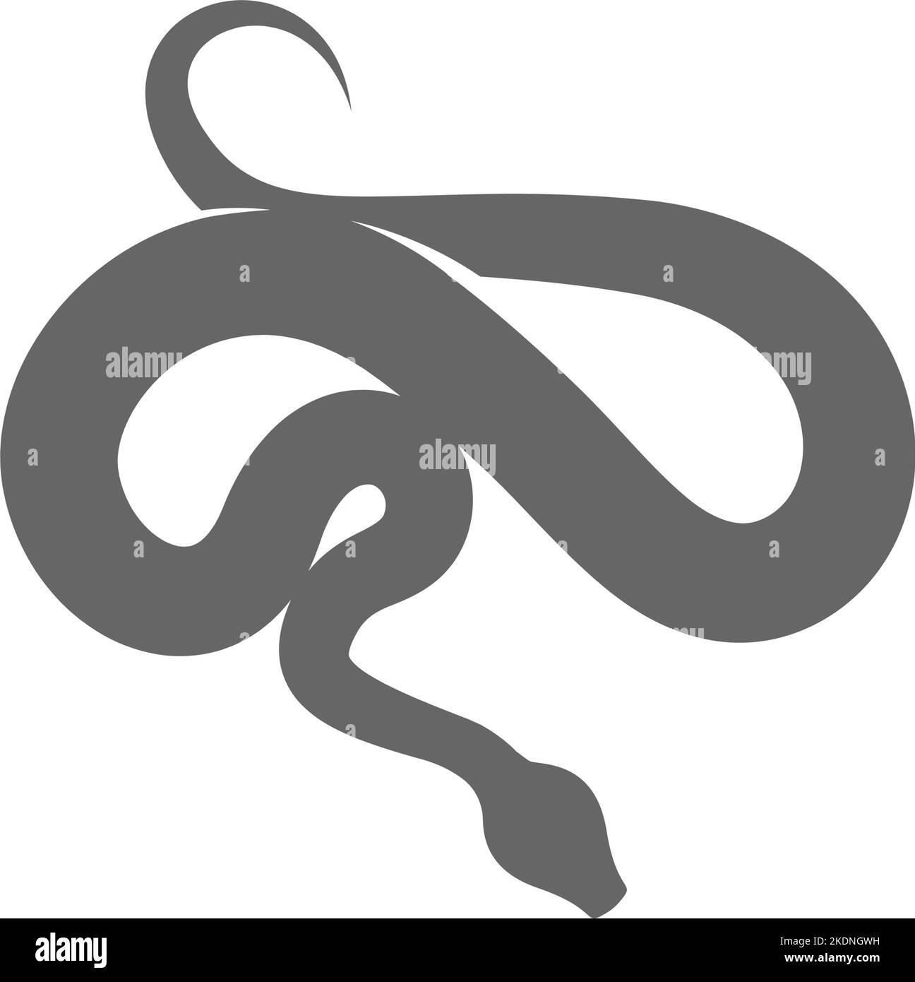 Python logo icon design illustration vector Stock Vector