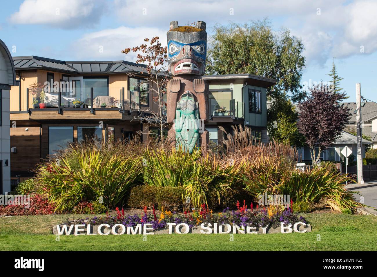 Welcome to Sidney sign Stock Photo