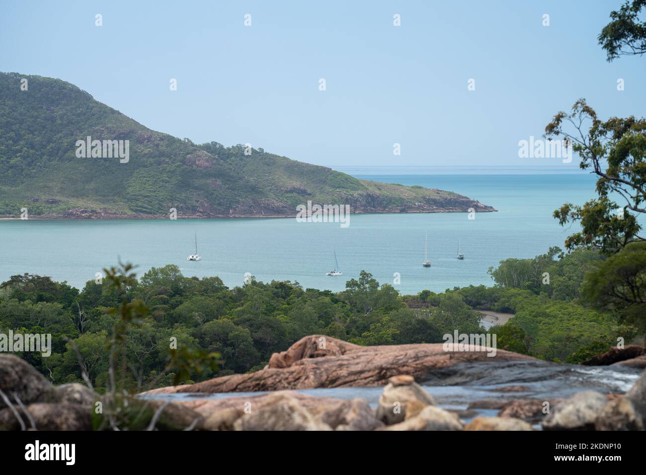 waterfall at Hinchinbrook Island in queensland australia in spring