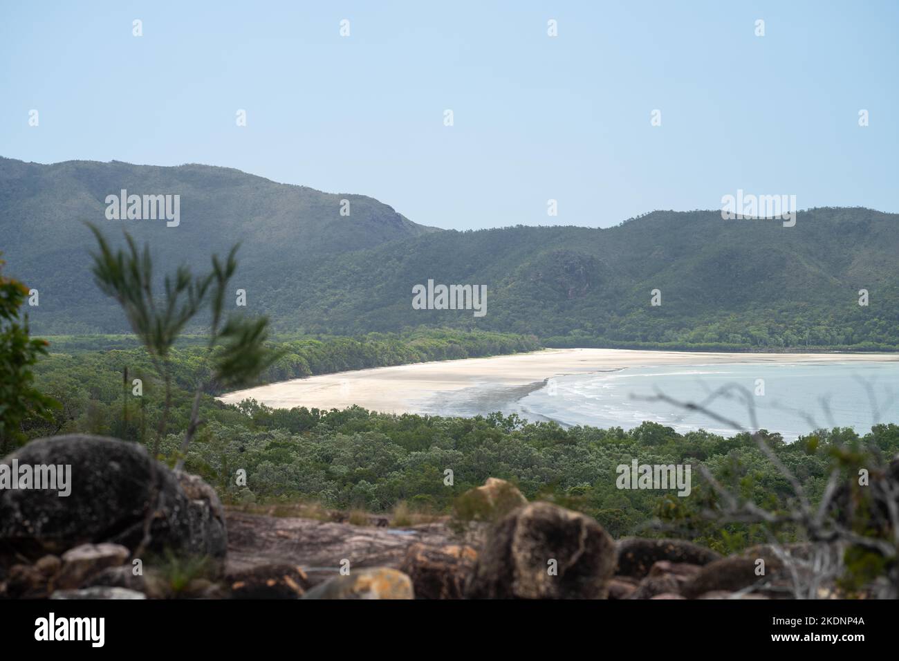 waterfall at Hinchinbrook Island in queensland australia in spring