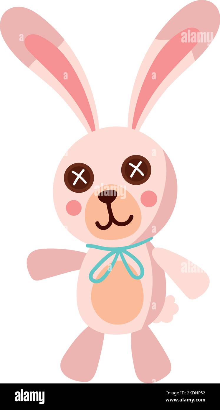 Stuff Rabbit Cartoon Stuffed rabbit Stock Vector Images - Alamy