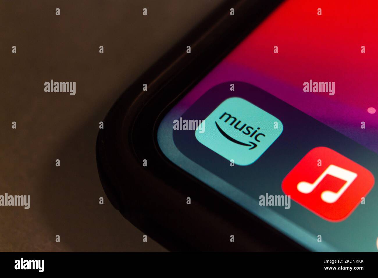 Vancouver, CANADA Nov 4 2022 Amazon Music, an online music streaming platform and store by