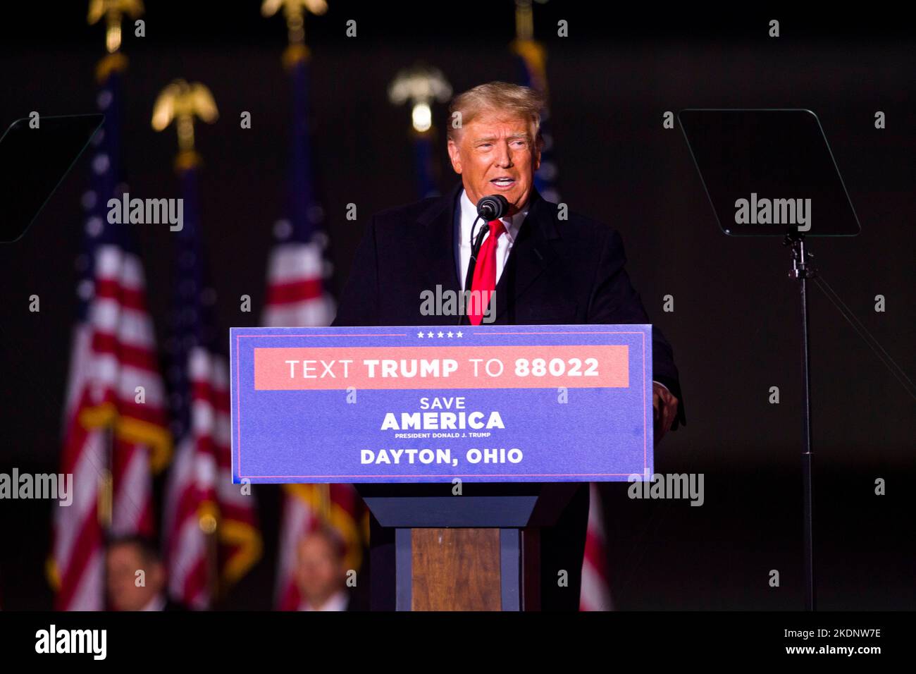 Vandalia, Ohio, USA. 7th Nov, 2022. Former President DONALD TRUMP