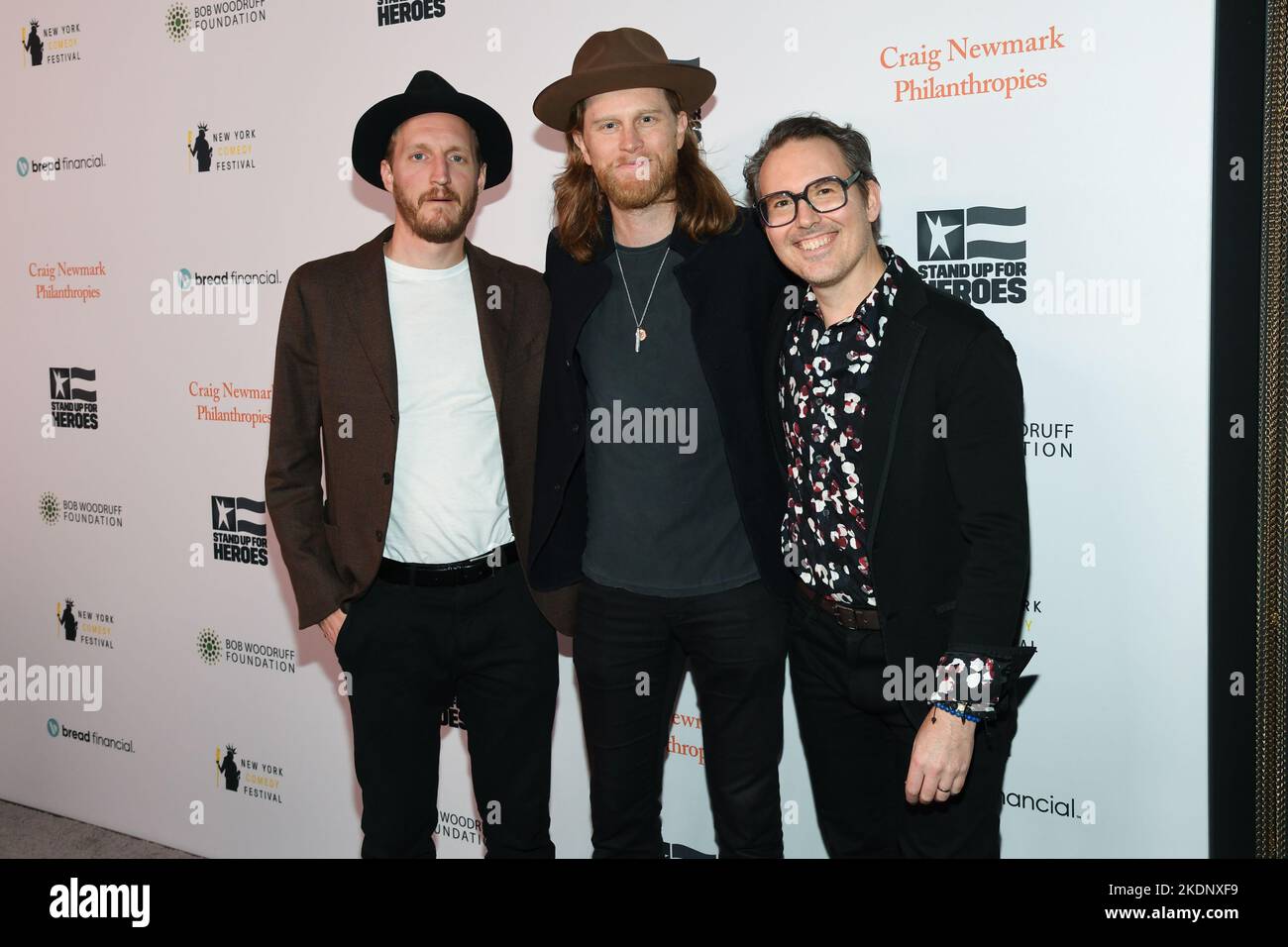 New York, USA. 07th Nov, 2022. (L-R) Jeremiah Fraites, Wesley Schultz