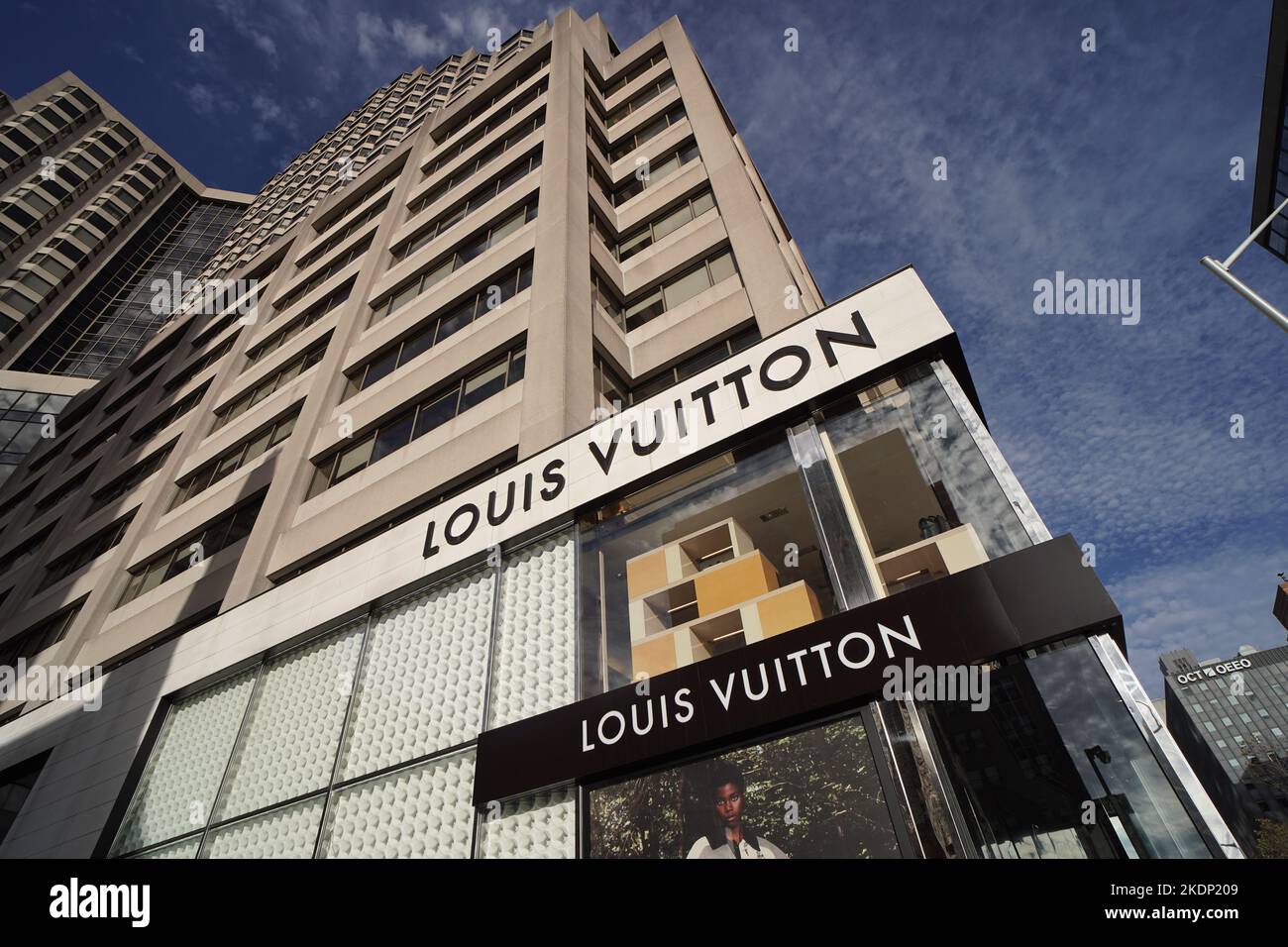 Louis Vuitton Storefront At The Blooryorkville Business Area In Toronto  Ontario Canada Stock Photo - Download Image Now - iStock