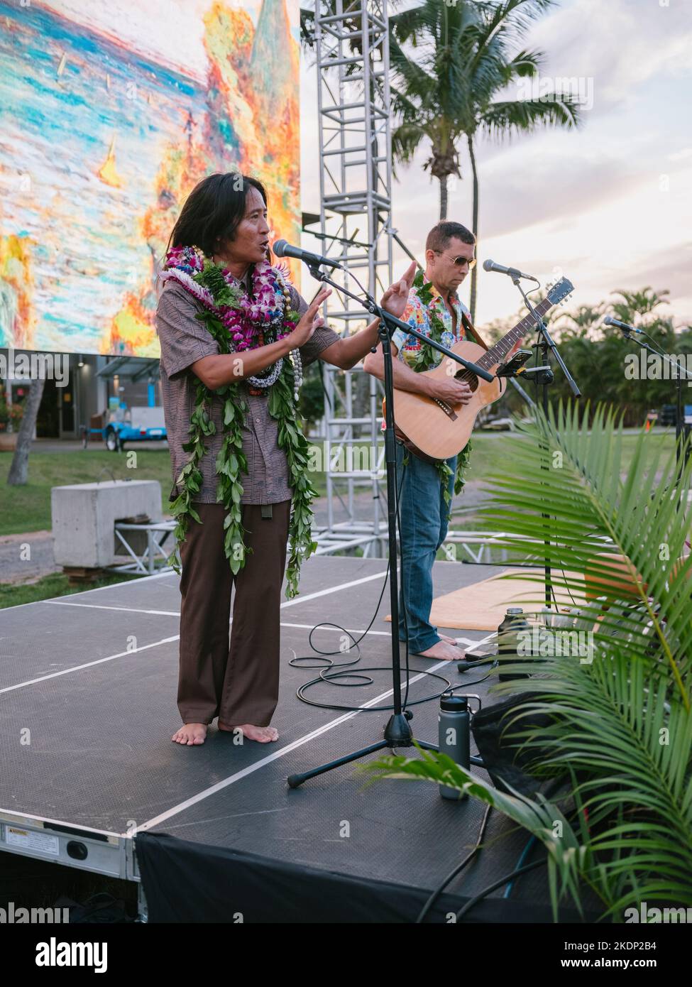 HONOLULU, HAWAII. Nov 4, 2022:  The 42nd Annual Hawaii International Film Festival presented by Halekulani at Bishop Museum (Photo by Lila Lee) Stock Photo