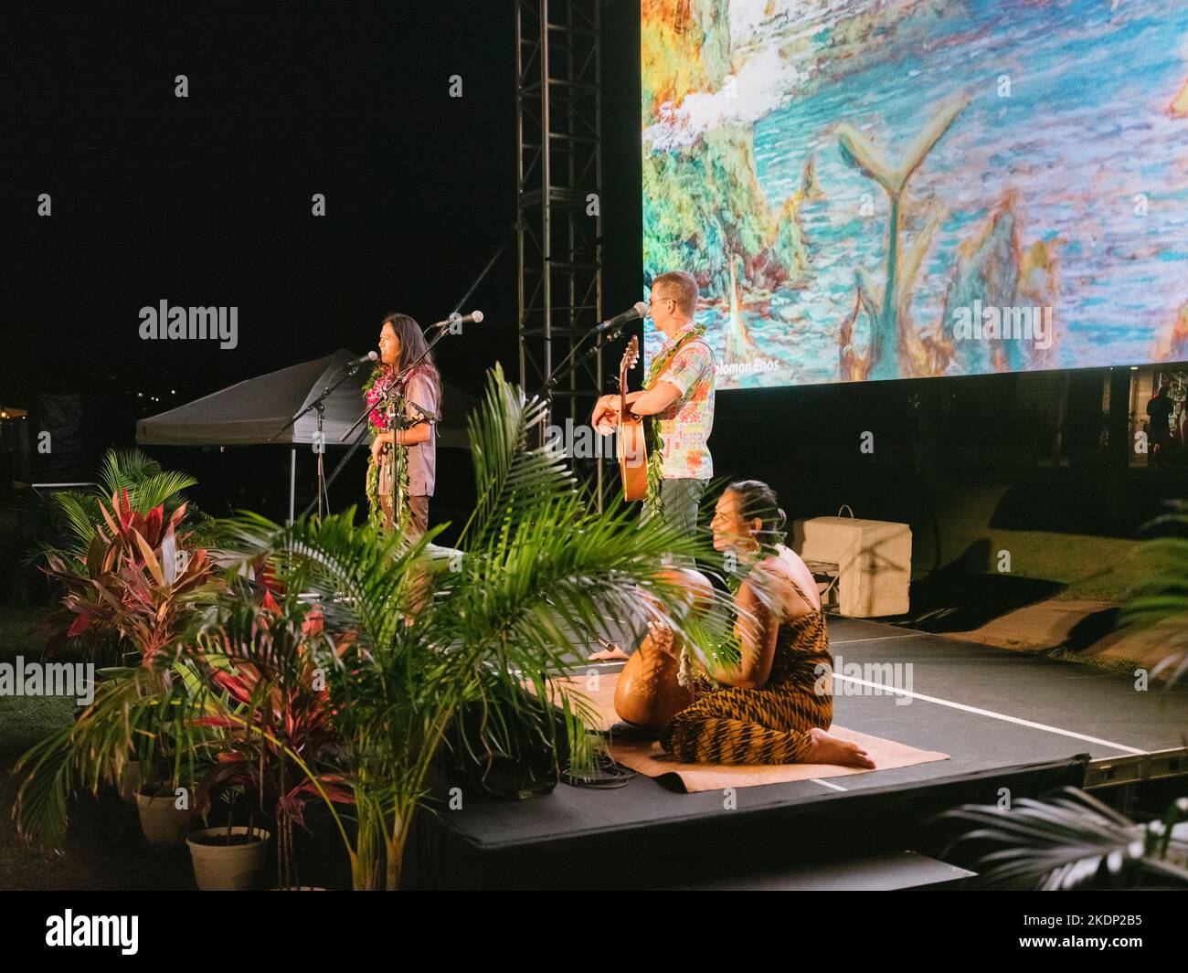HONOLULU, HAWAII. Nov 4, 2022:  The 42nd Annual Hawaii International Film Festival presented by Halekulani at Bishop Museum (Photo by Lila Lee) Stock Photo