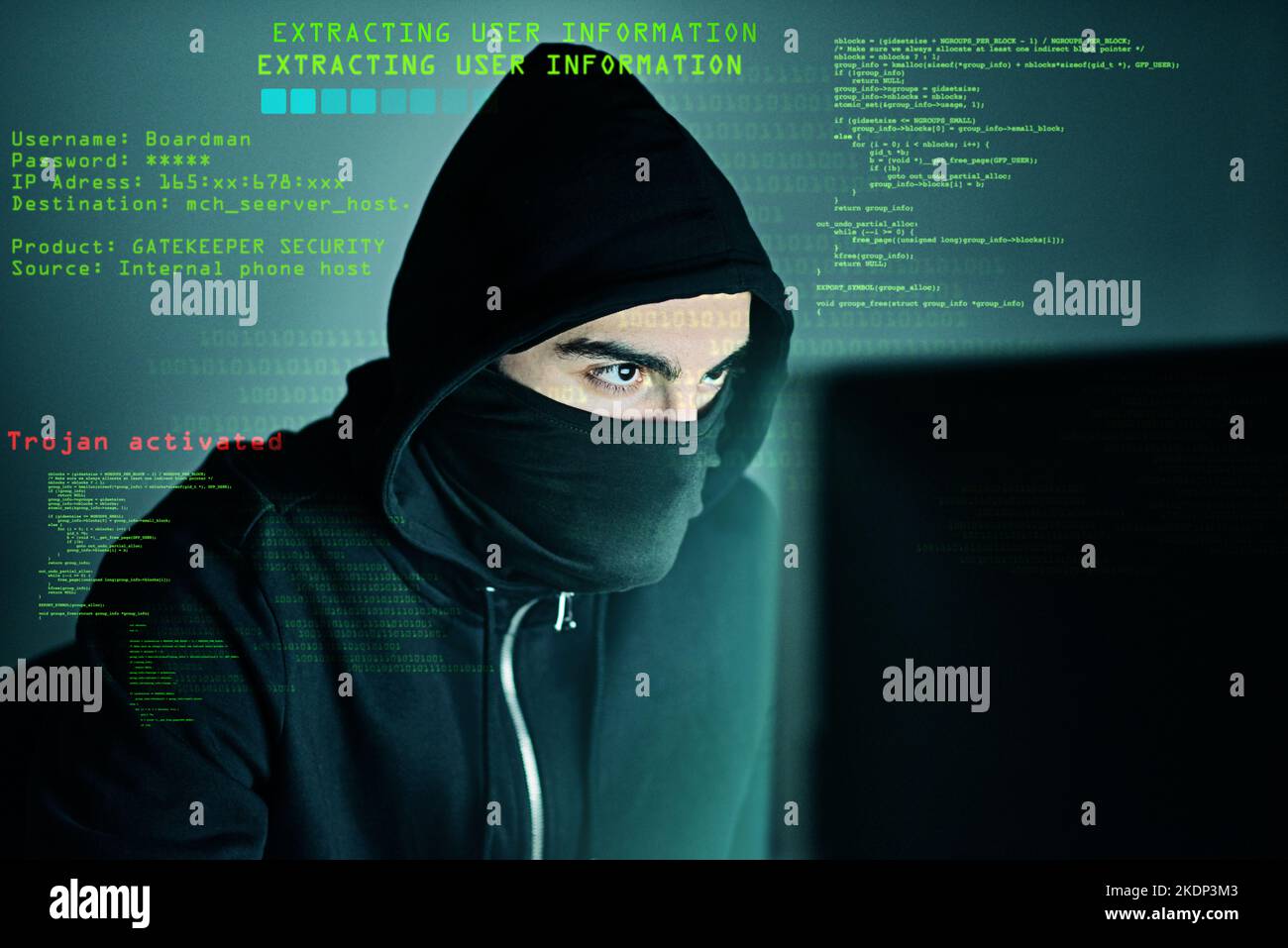 Hacker criminal dark web code malware hi-res stock photography and ...