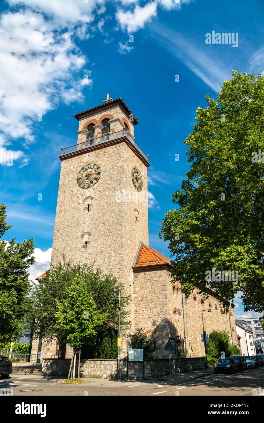 Luther Church in Bruchsal - Baden-Wuerttemberg, Germany Stock Photo