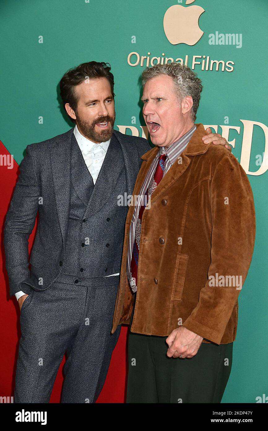 New York, New York, USA. 07/11/2022, Ryan Reynolds and Will Ferrell
