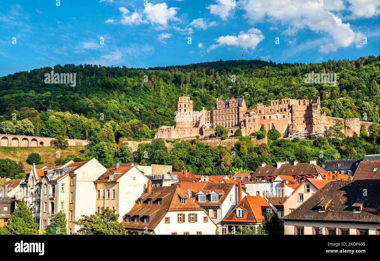 View of Heidelberg Castle in Baden-Wurttemberg, Germany Stock Photo