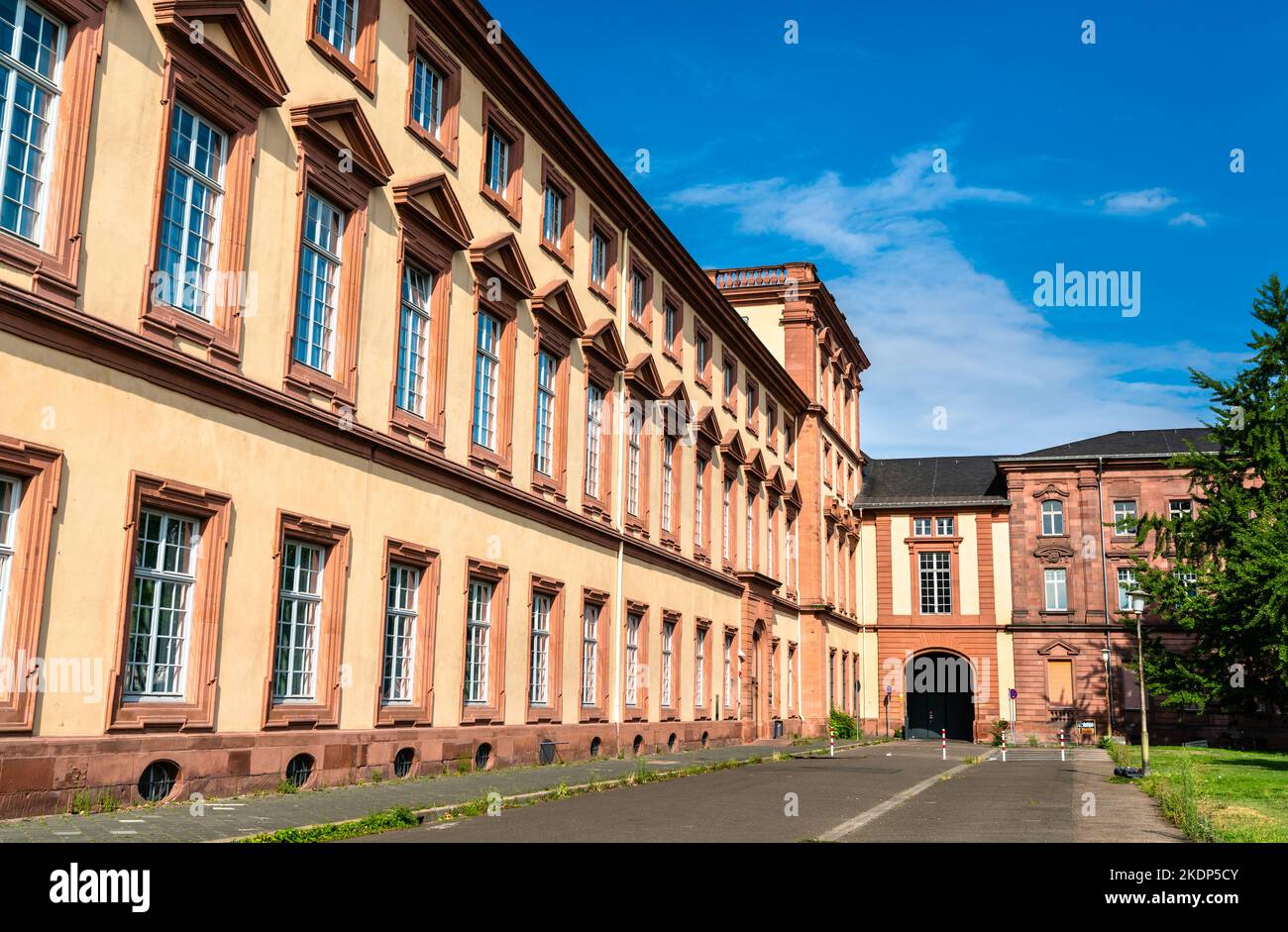 Baroque Palace in Mannheim - Baden-Wuerttemberg State of Germany Stock Photo