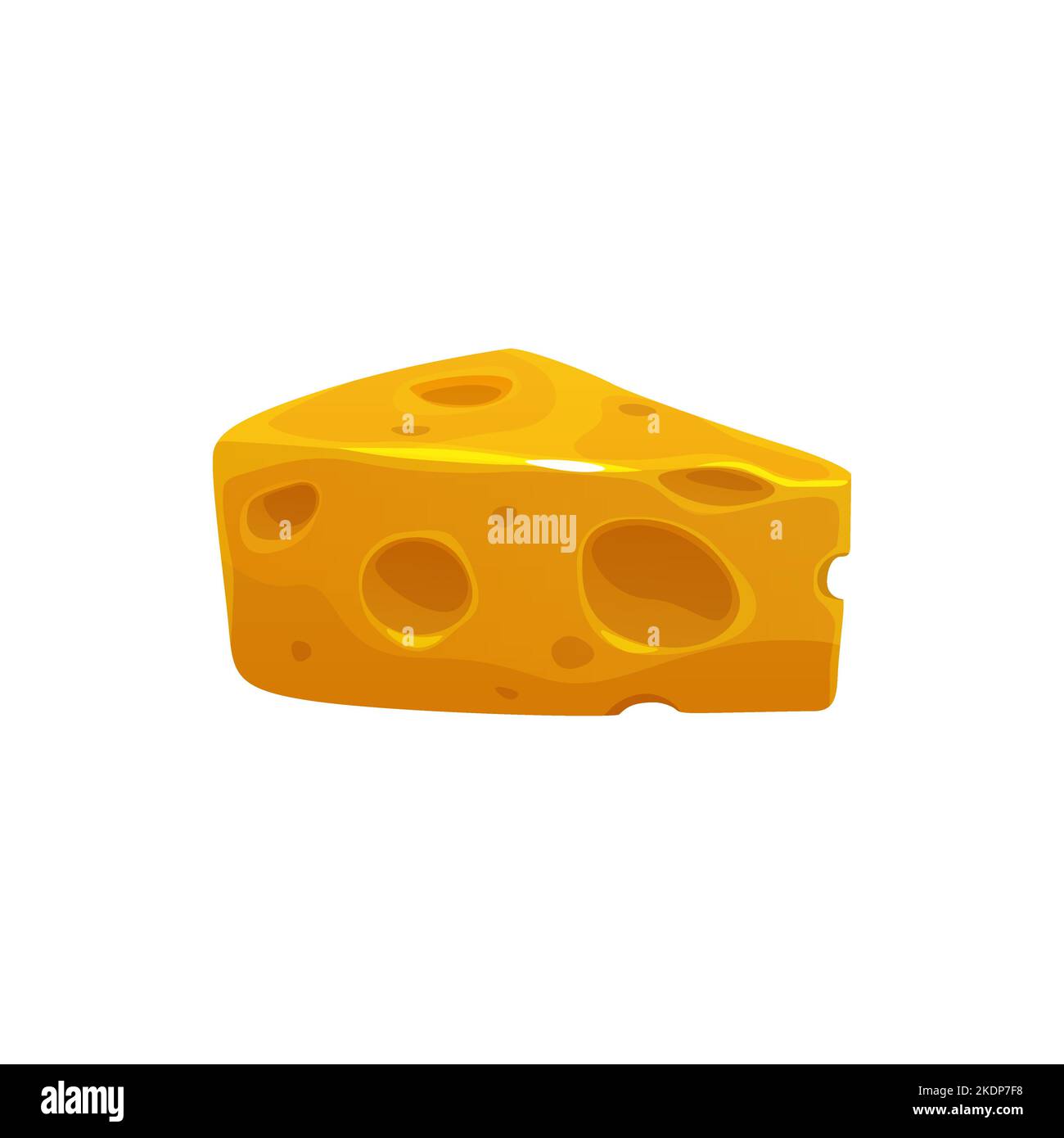 Cartoon Maasdam, Dutch and Swiss cheese. Parmesan, Camembert or fresh