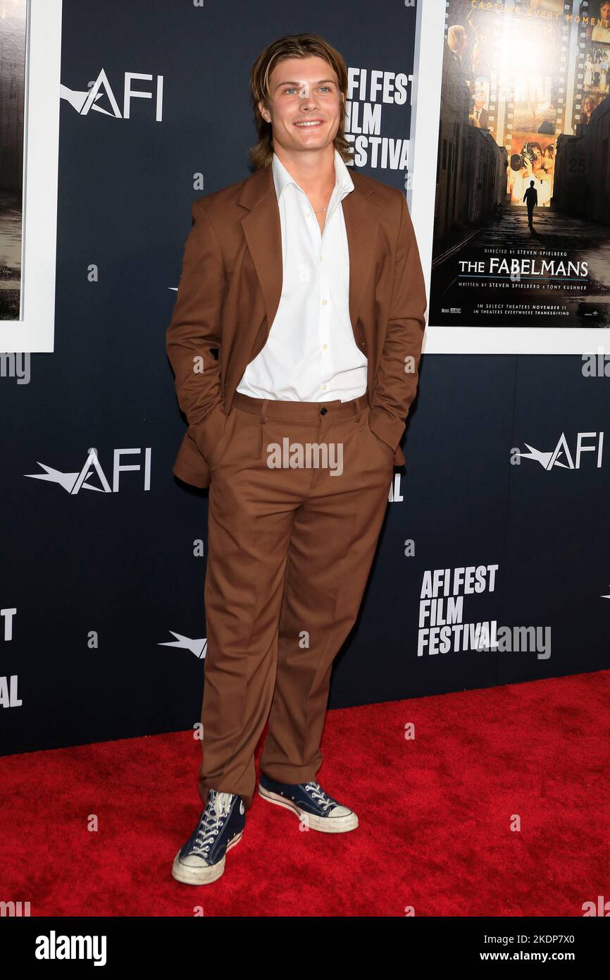 LOS ANGELES - NOV 6:  Sam Rechner at the AFI Fest - The Fabelmans at TCL Chinese Theater IMAX on November 6, 2022 in Los Angeles, CA Stock Photo