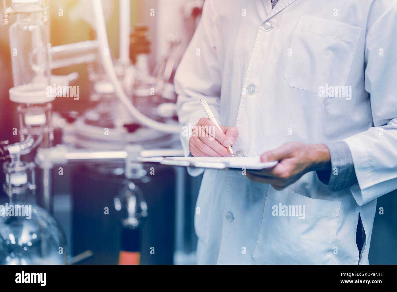 medicine science factory staff worker check quality products sterilize