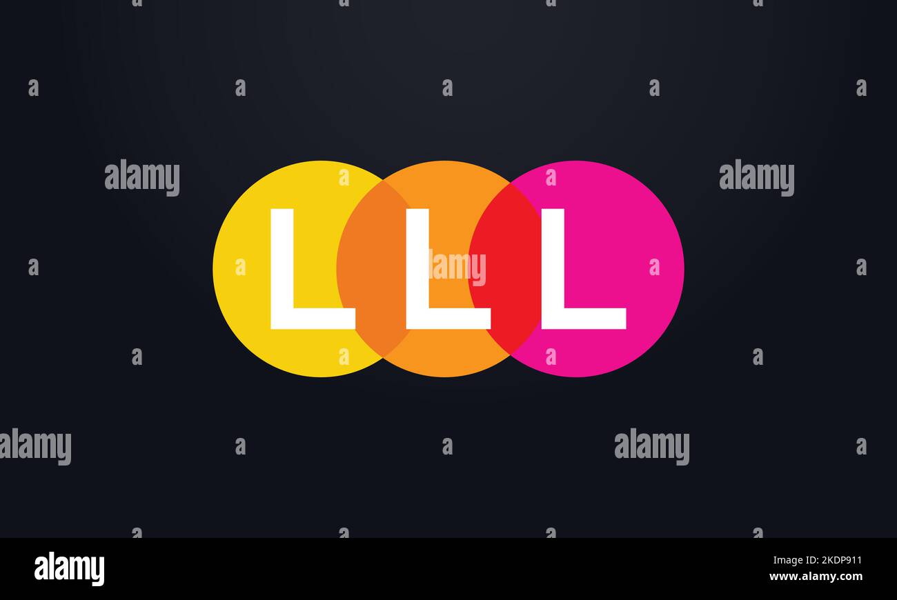 Multi Color Circle logo and colourful circle monogram vector and ...
