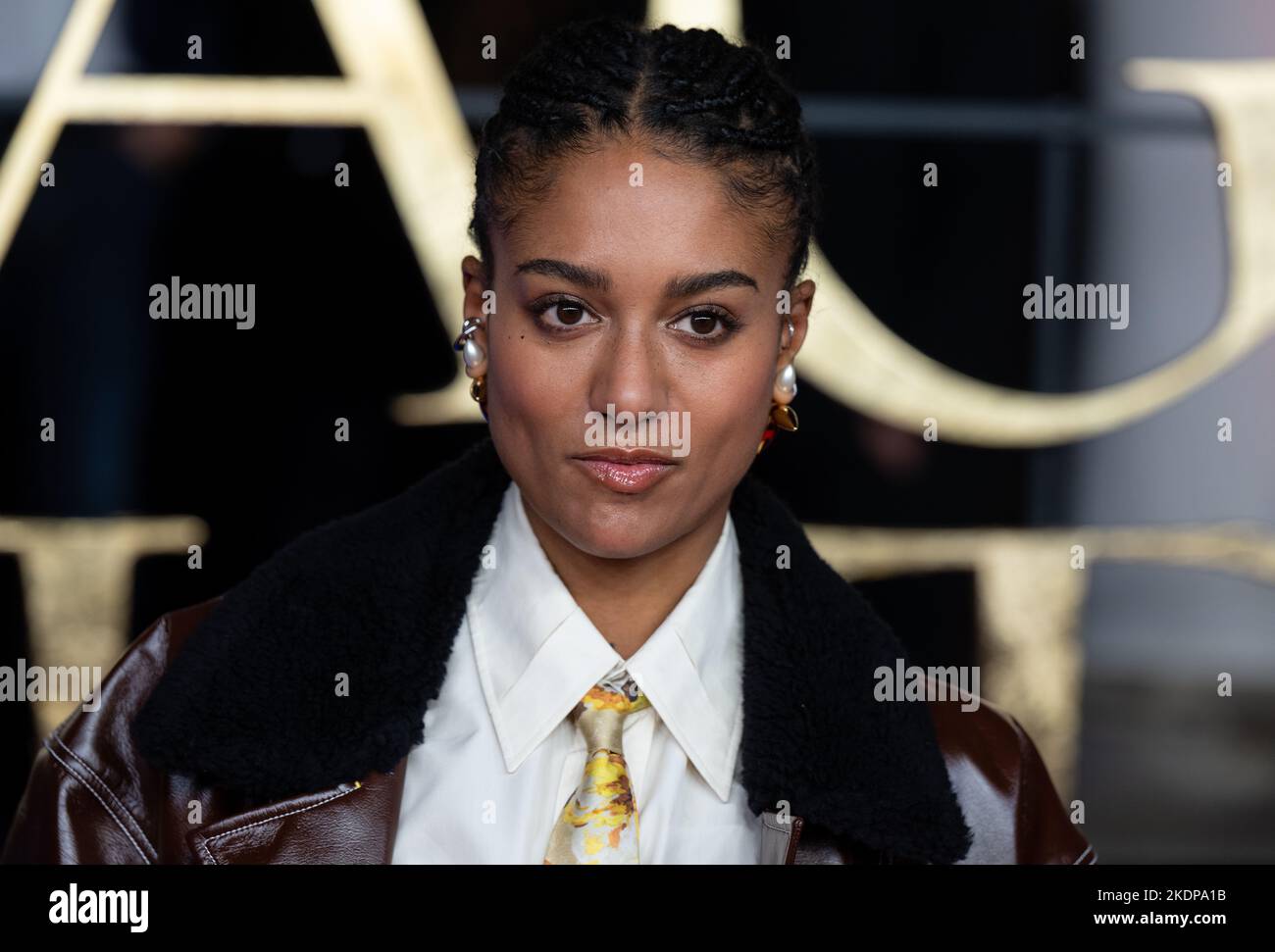 Munich, Germany. 07th Nov, 2022. Larissa Sirah Herden, actress, comes ...