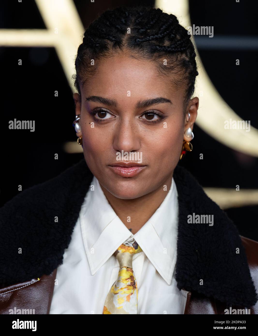 Munich, Germany. 07th Nov, 2022. Larissa Sirah Herden, actress, comes ...