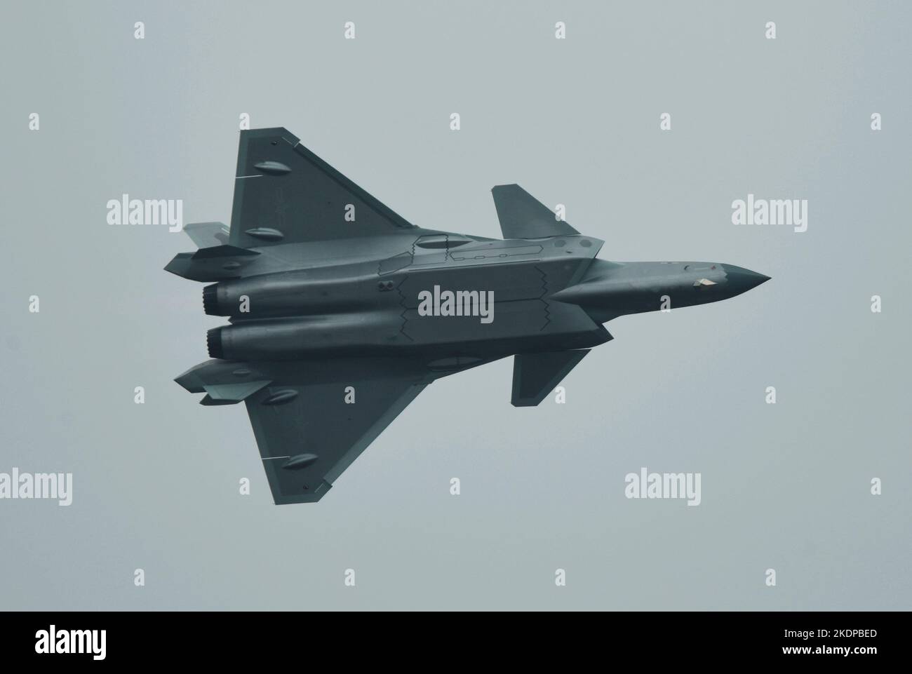 Zhuhai China November 8 2022 J 20 Fighter Jets Perform During A Zhuhai China November 8 2022 J 20 Fighter Jets Perform During A