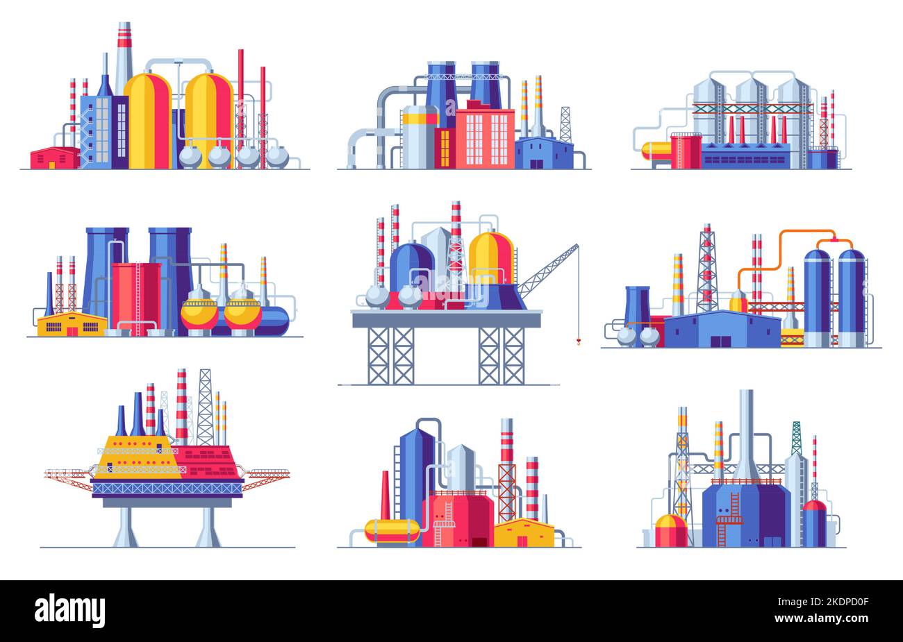 petrochemical plant icon