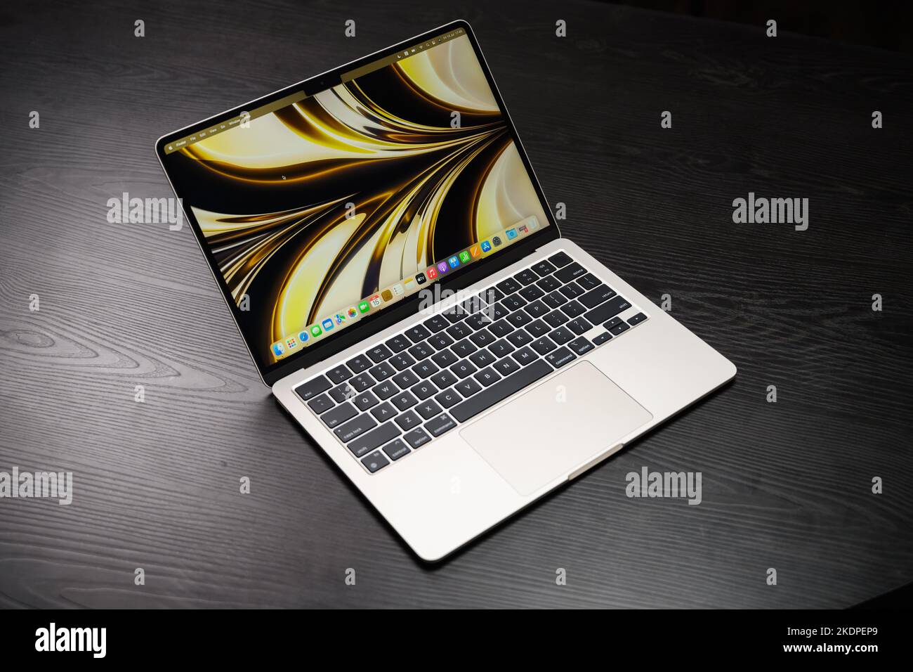 Ho Chi Minh city, October 2022 - Macbook Air M2 photos for editorial use only Stock Photo