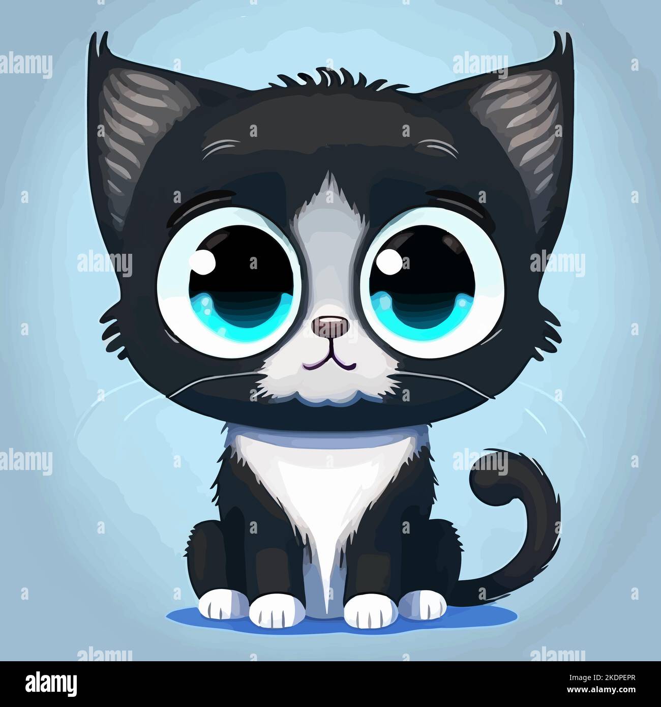 Cute Black Cats With Blue Eyes