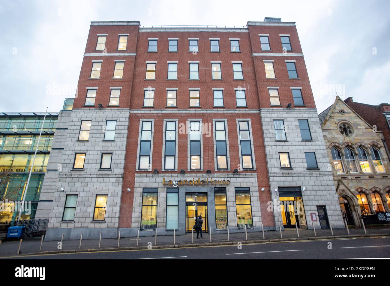 Stock image of Laganside House in Belfast, Northern Ireland Stock Photo