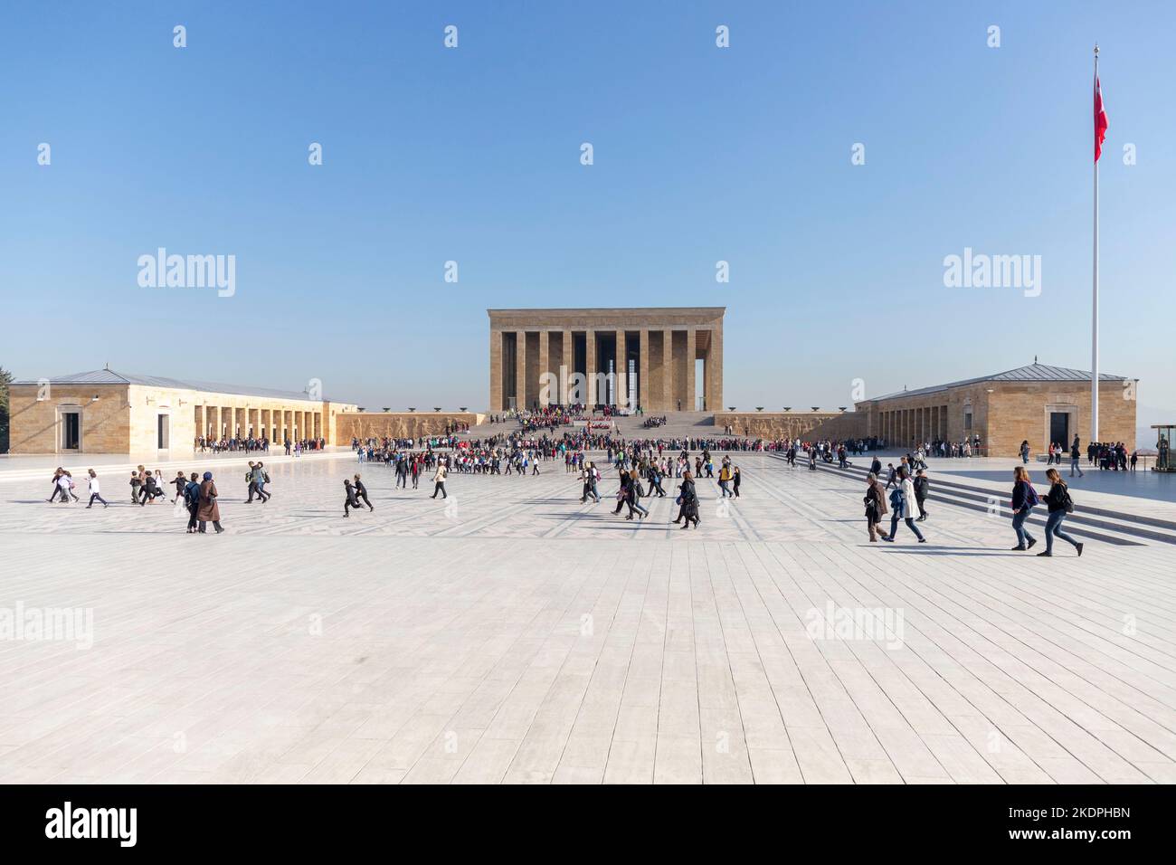 Anitkabir Ankara Turkey November 10 2022 The mausoleum of Mustafa