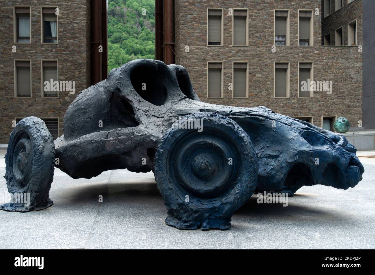 Sculpture.title: Mobile 2001.artist: Miquel Barcelo.Andorra Stock Photo