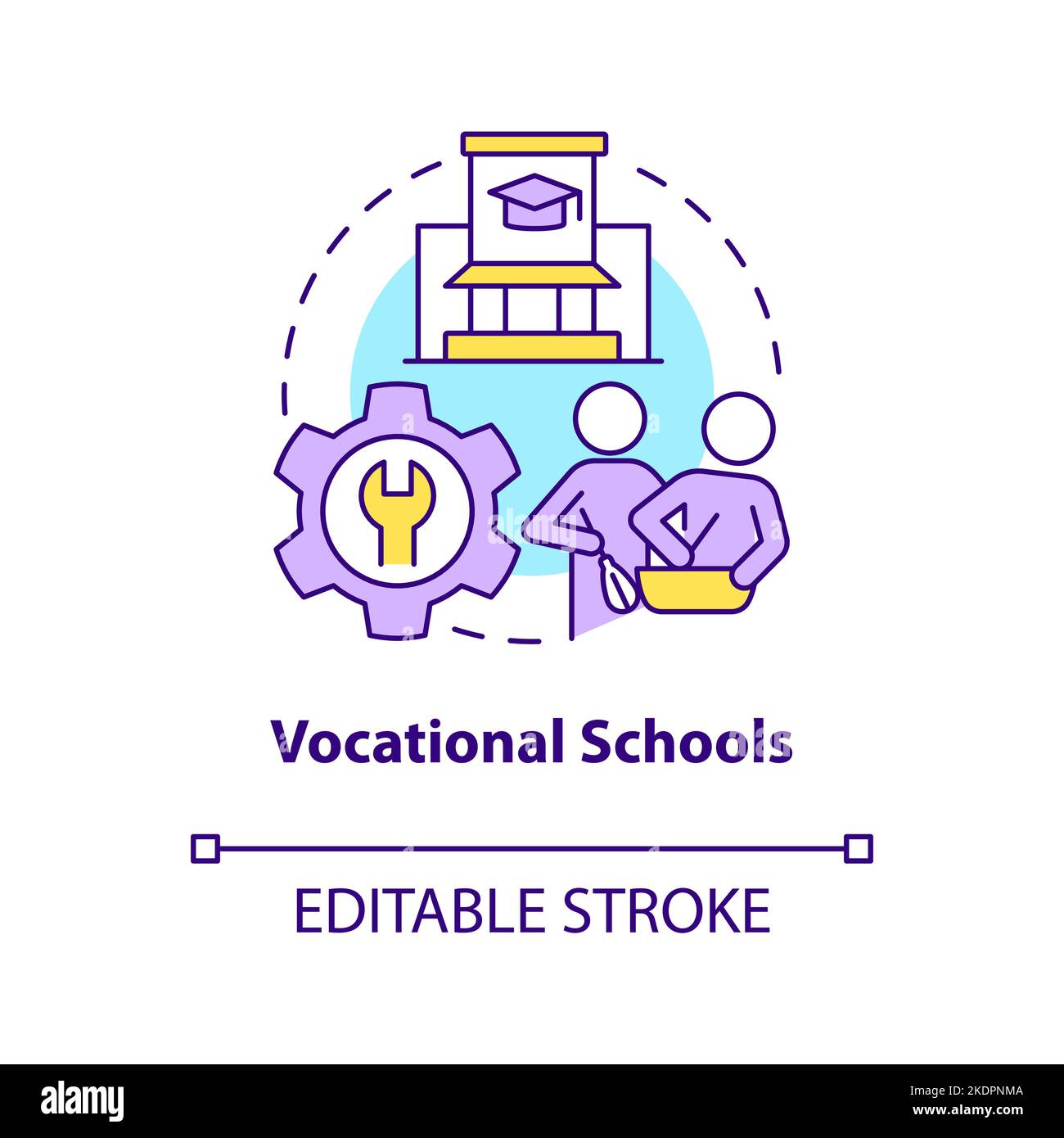 Vocational training graphic Cut Out Stock Images & Pictures - Alamy