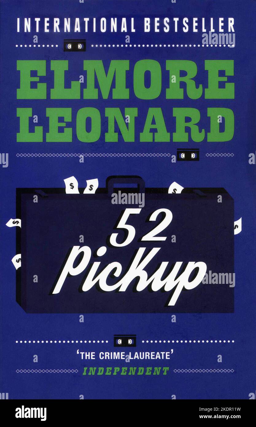 Book cover '52 Pickup' by Elmore Leonard. Stock Photo