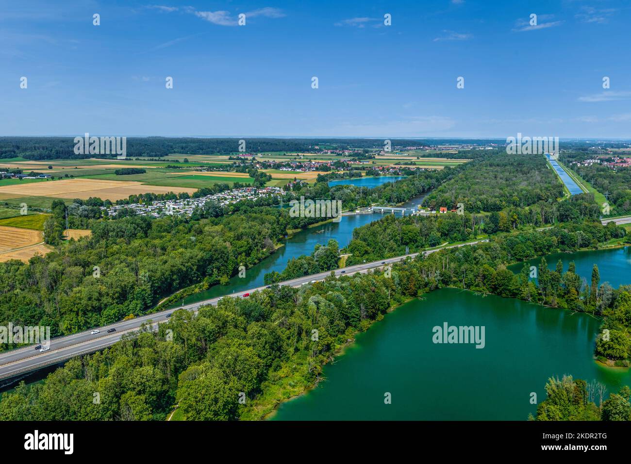 The Iller valley between Kellmünz and Altenstadt and its beautiful ...