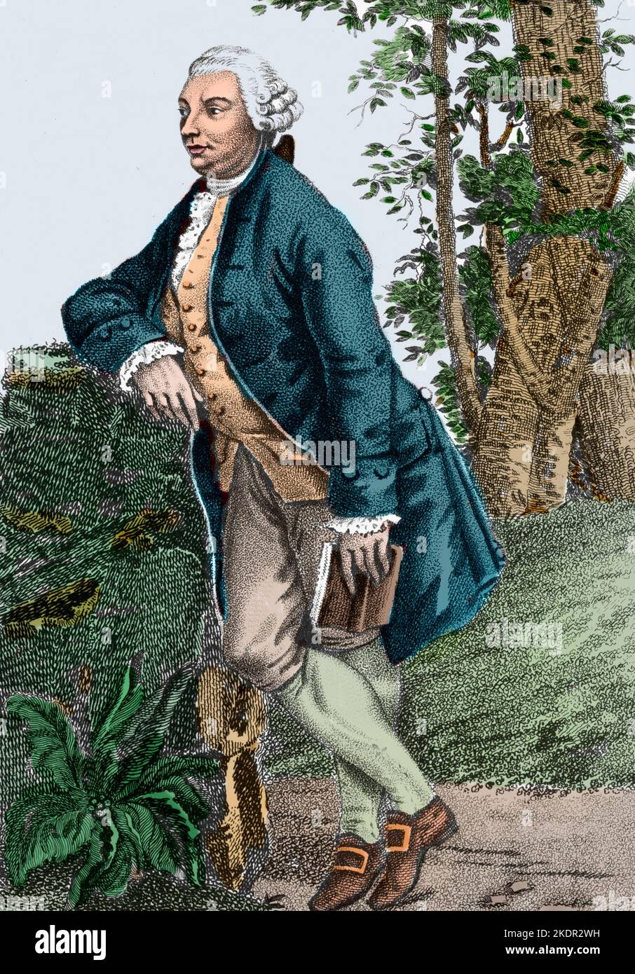 Portrait de David Hume (1711-1776) Stock Photo