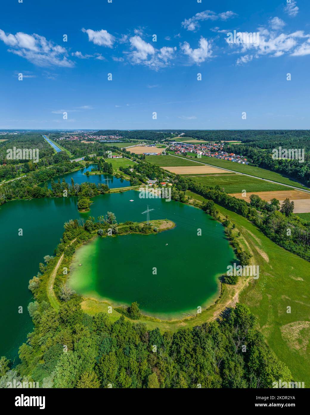 The Iller valley between Kellmünz and Altenstadt and its beautiful ...