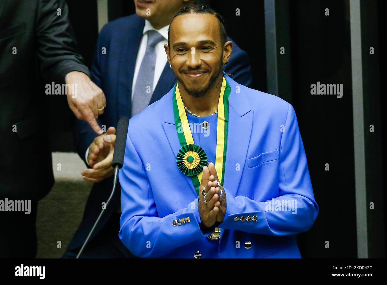 Brasilia, Brazil. 7th Nov, 2022. Mercedes driver Lewis Hamilton of ...
