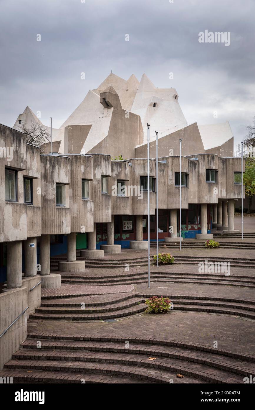 the church Mariendom in Velbert Neviges by architect Gottfried Boehm