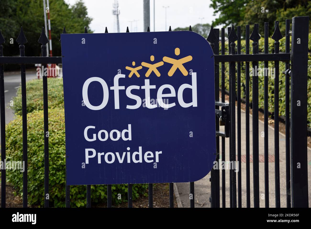 Ofsted Good Provider sign at Thomas Clarkson Academy Stock Photo