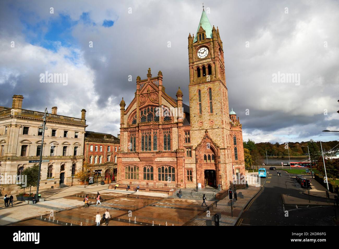 the guildhall derry londonderry northern ireland uk Stock Photo