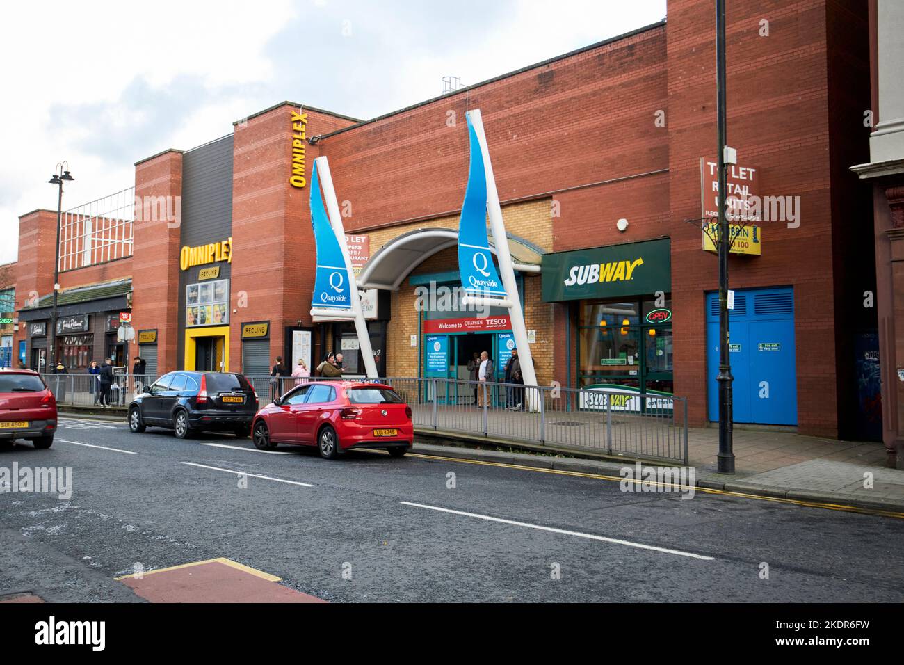 Quayside shopping centre derry londonderry northern ireland uk Stock Photo