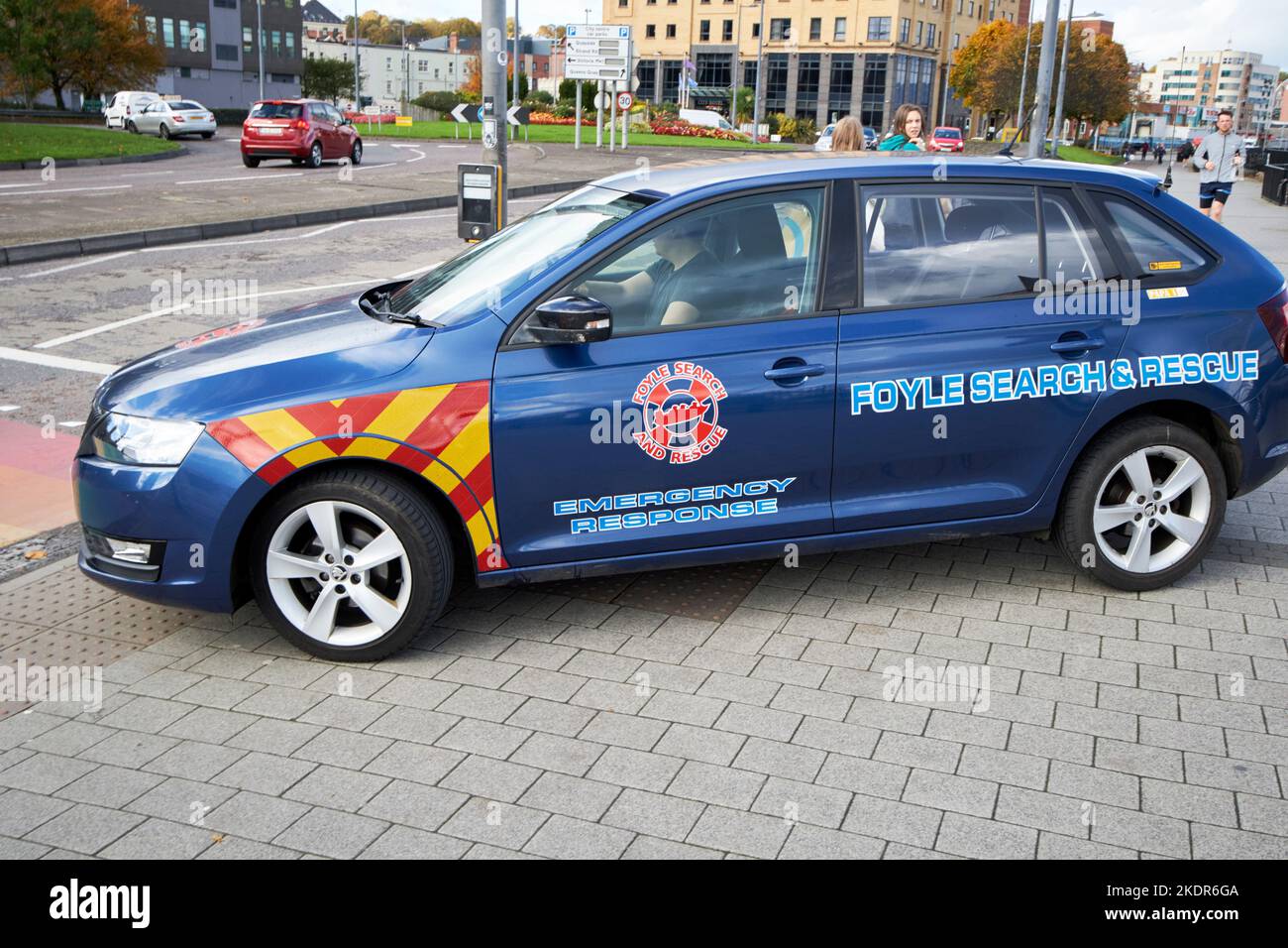 foyle search and rescue emergency response vehicle derry londonderry northern ireland uk Stock Photo