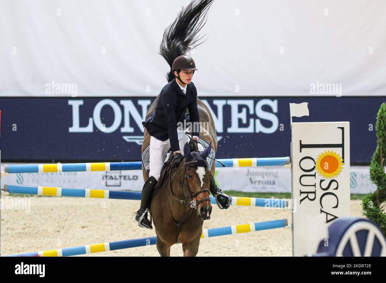 124th edition of Fieracavalli, Verona, Italy, November 06, 2022, Eduardo Schmitz (horse