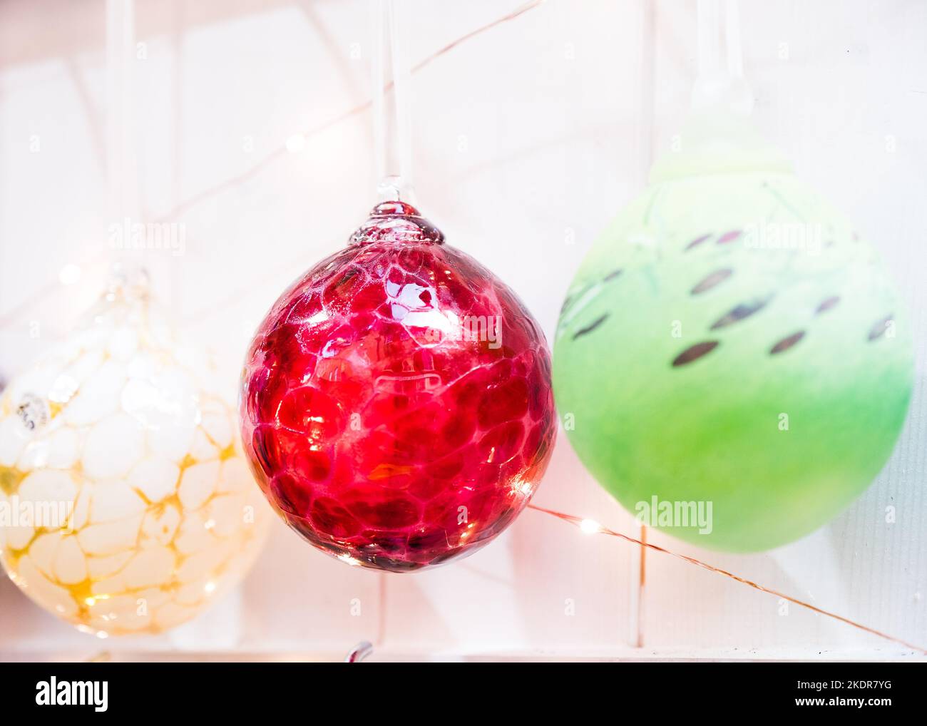 Marks & Spencer Artisan Mouth-Blown Glass Baubles