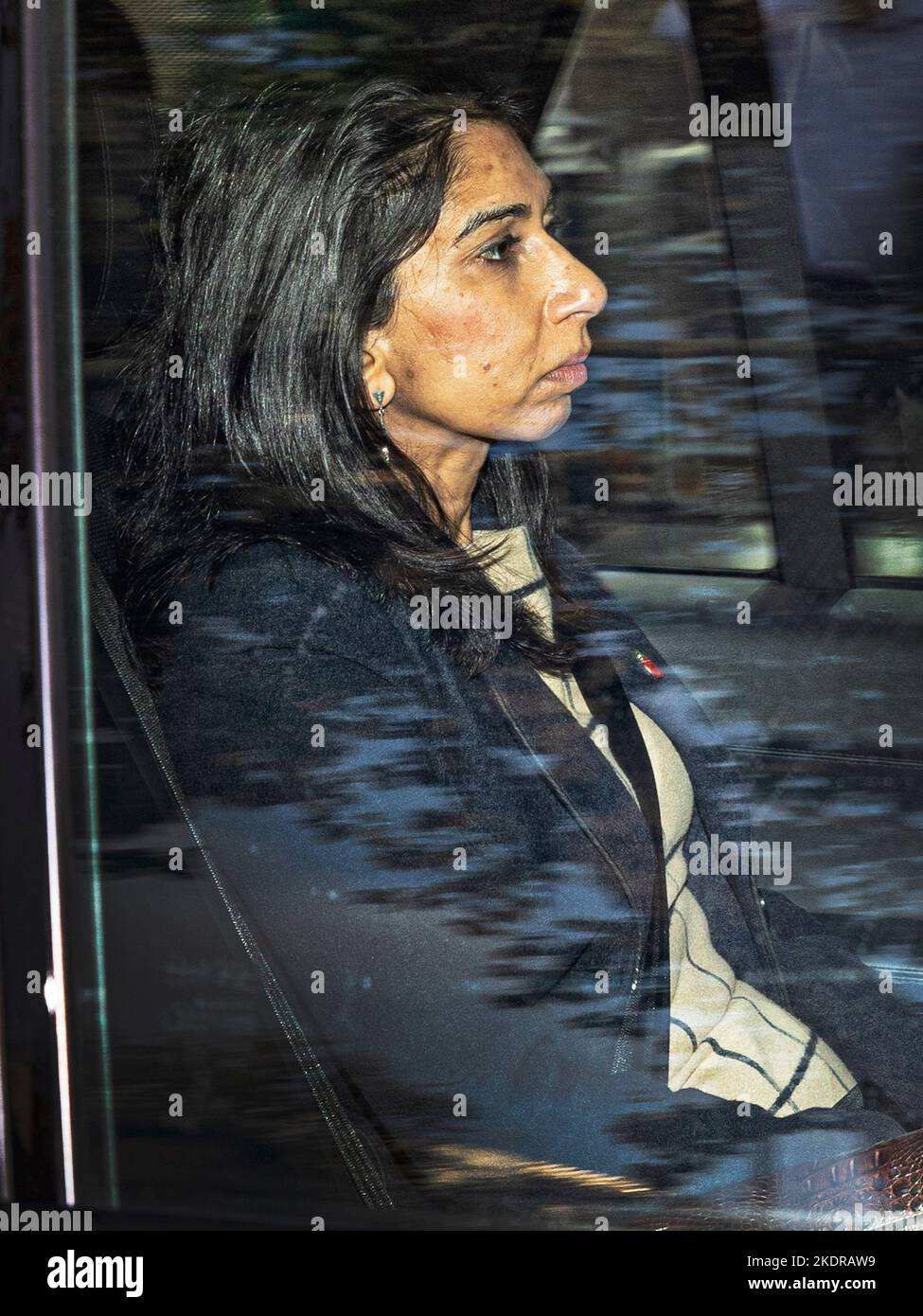 London ,United Kingdom  -08/11/2022. Home Secretary Suella Braverman arrives at Downing Street for the weekly Cabinet Meeting. Braverman Stock Photo
