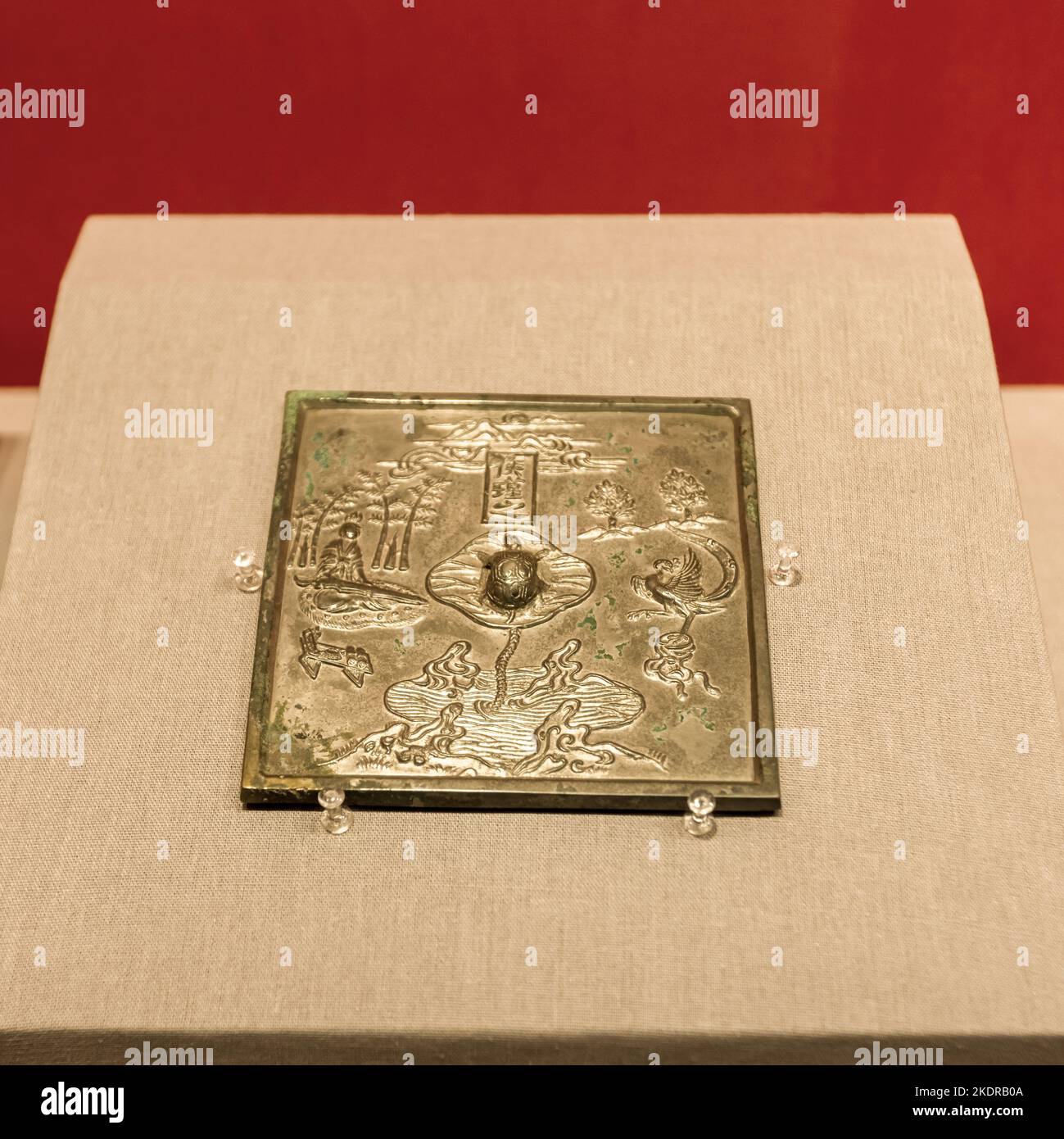 The tang dynasty Palace Museum "of Hou Jin side mirrors Stock Photo