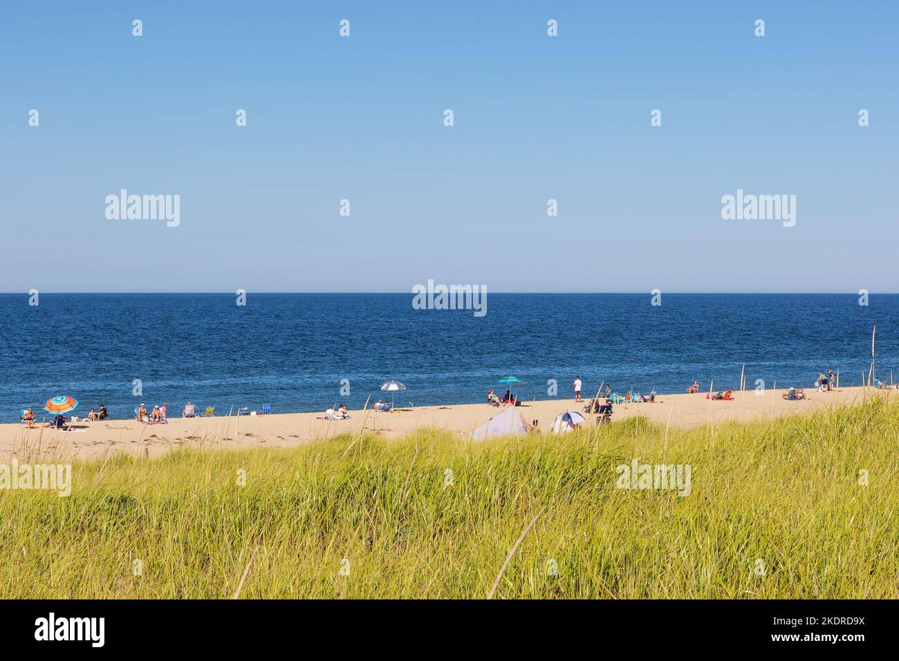 Cape Cod, Massachusetts, USA - September 4, 2022: People enjoying the ...