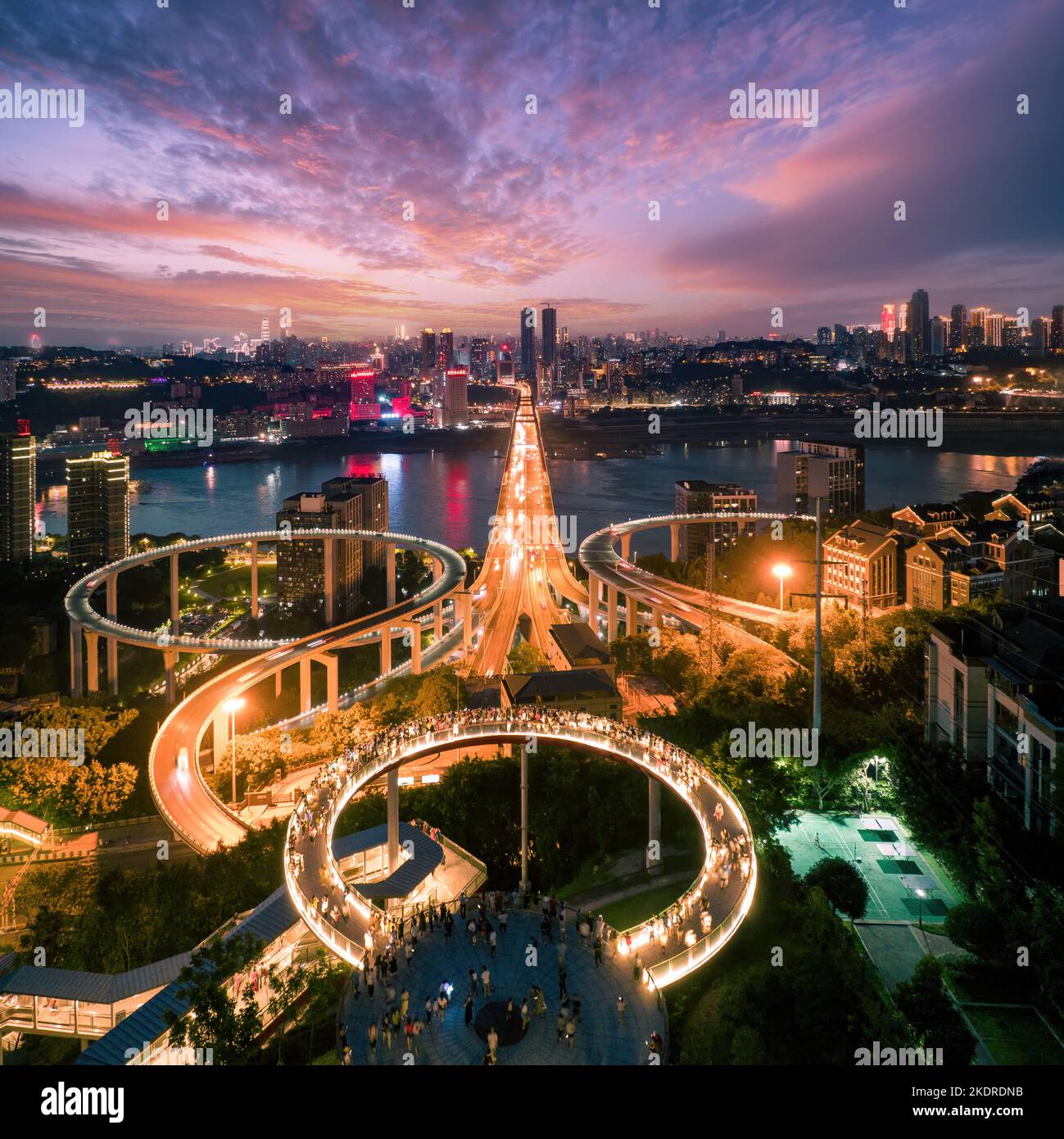 Chongqing urban architecture Sue home dam observation deck Stock Chongqing urban architecture Sue home dam observation deck Stock